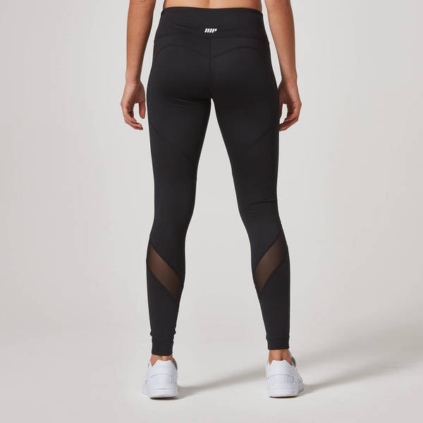 MP Леггинсы Heartbeat Mesh на полную длину (black)